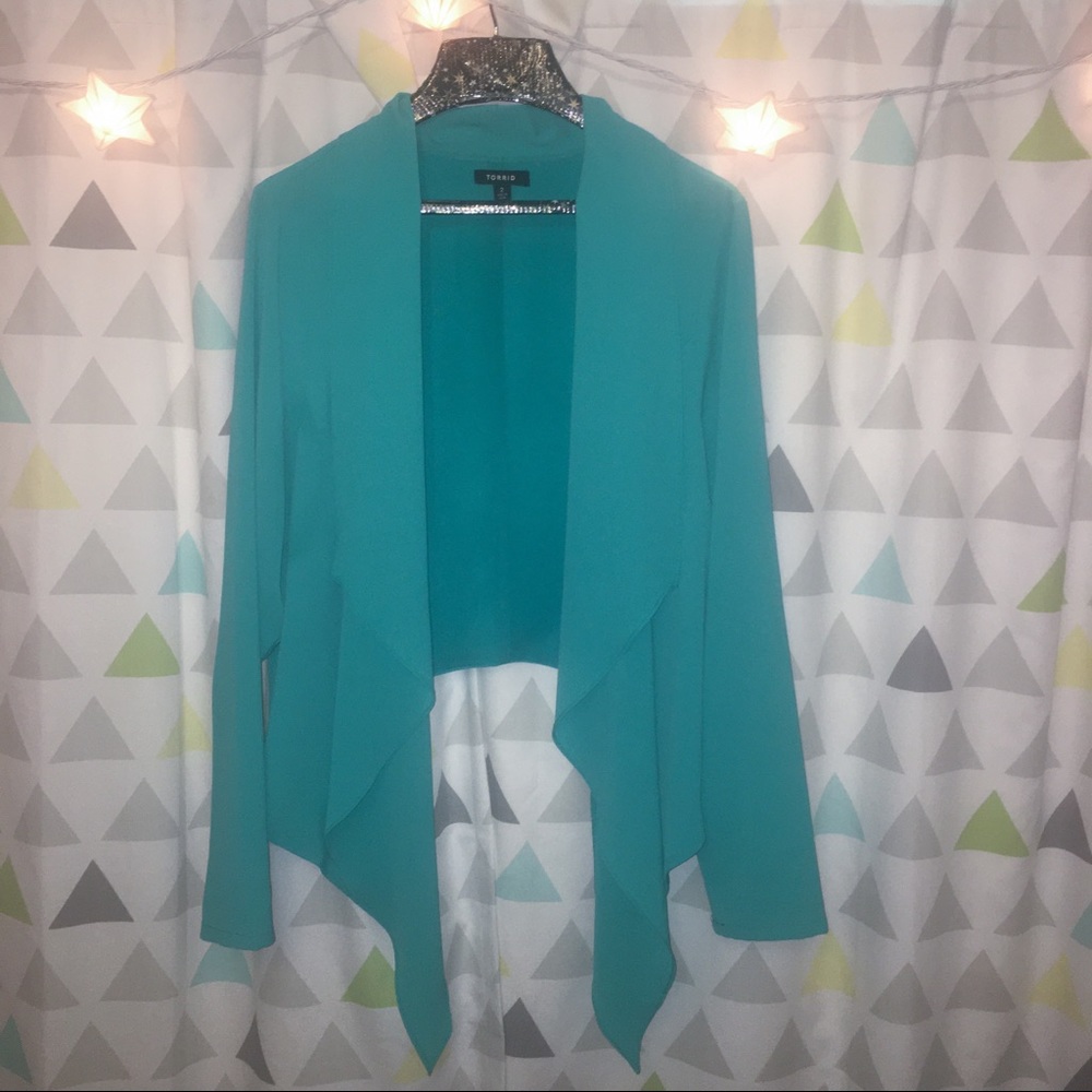 Torrid Crepe Cutaway Blazer